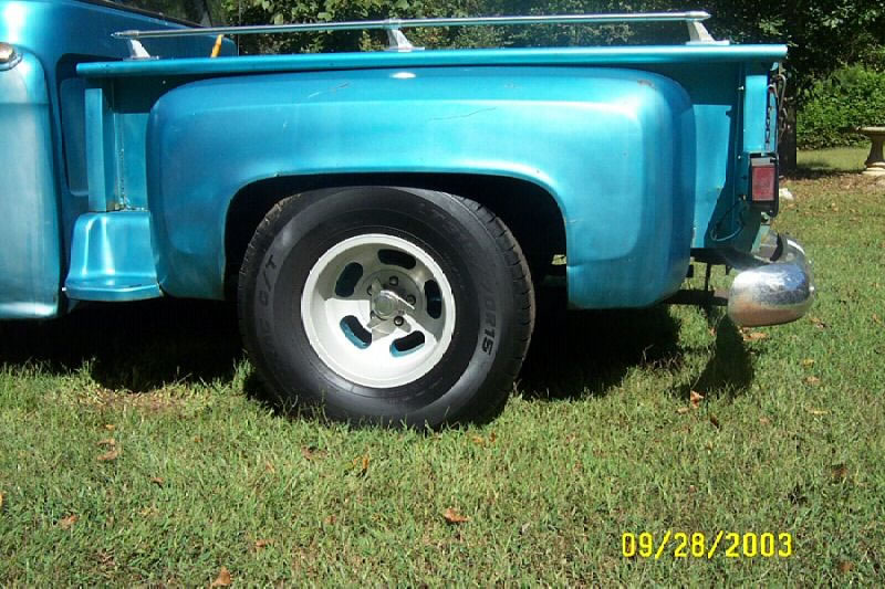 The Rear tires..  Massive